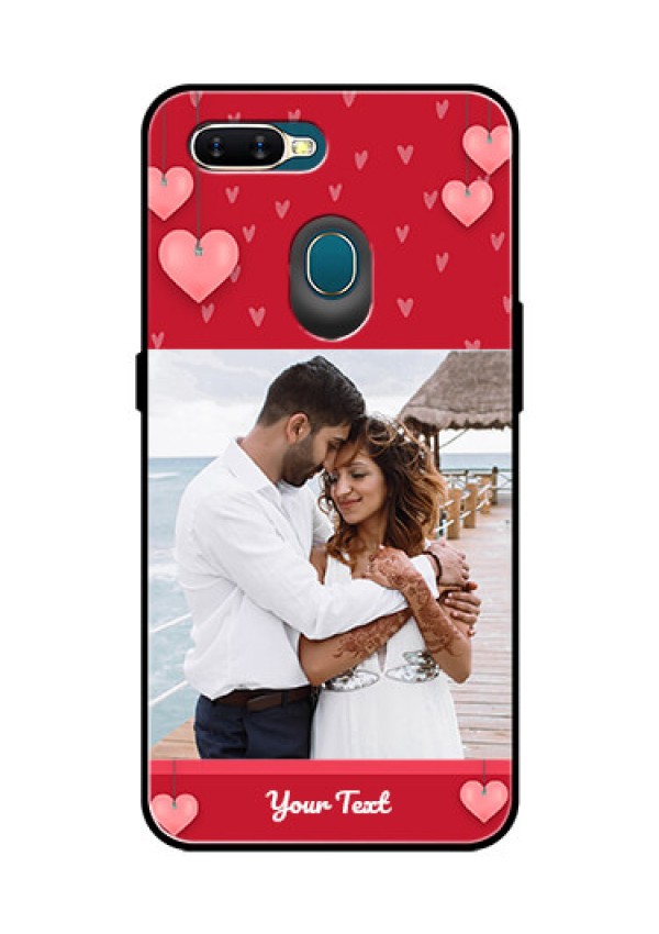 Oppo A7 Custom Glass Phone Case  - Valentines Day Design