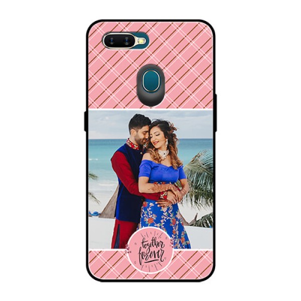 Oppo A7 Personalized Glass Phone Case - Together Forever Design Oppo A7 Personalized Glass Phone Case - Together Forever Design