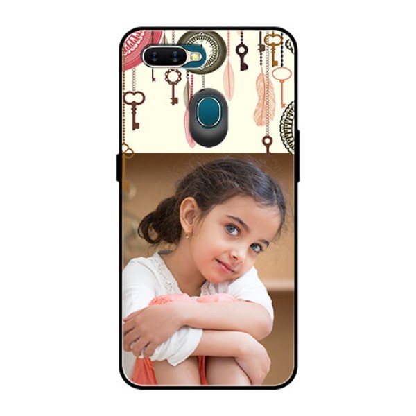 Oppo A7 Custom Glass Mobile Case  - Boho Style Design