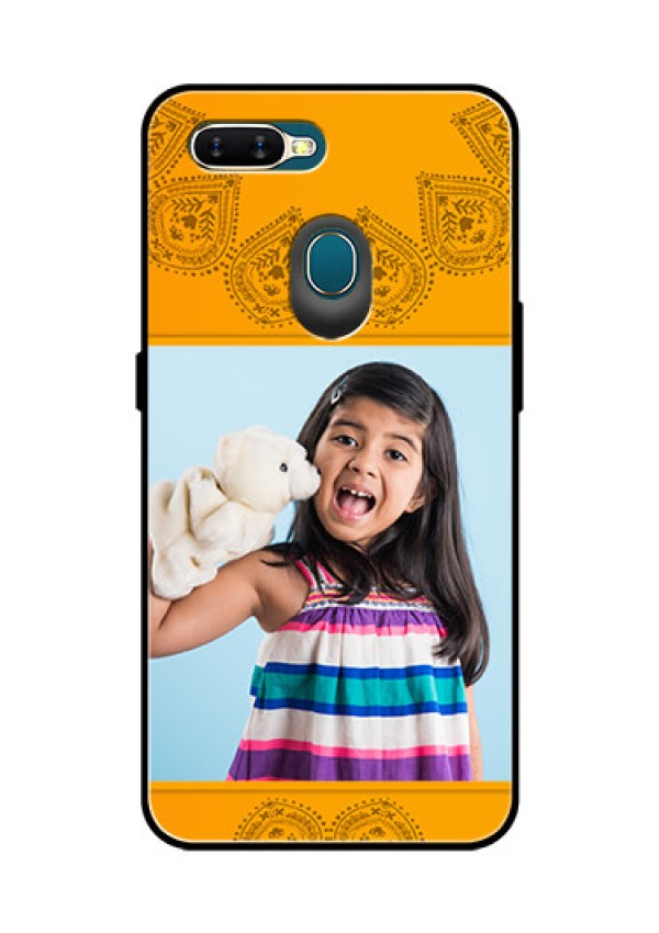Oppo A7 Personalized Glass Phone Case  - Photo Wedding Design 