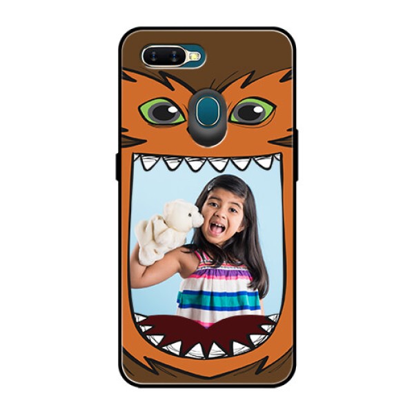 Oppo A7 Photo Printing on Glass Case - Owl Monster Back Case Design Oppo A7 Photo Printing on Glass Case - Owl Monster Back Case Design