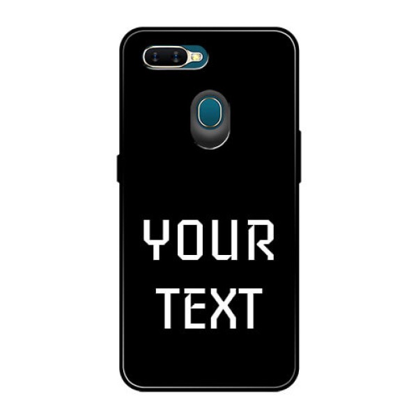 Oppo A7 Your Name on Glass Phone Case
