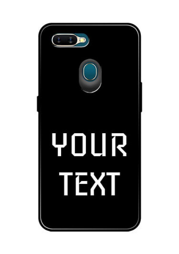 Oppo A7 Your Name on Glass Phone Case