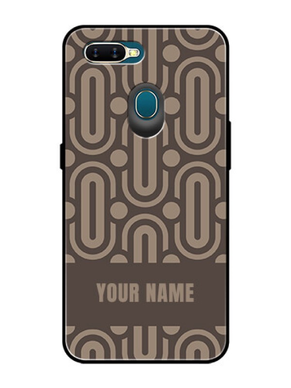 Custom Oppo A7 Custom Glass Phone Case - Captivating Zero Pattern Design