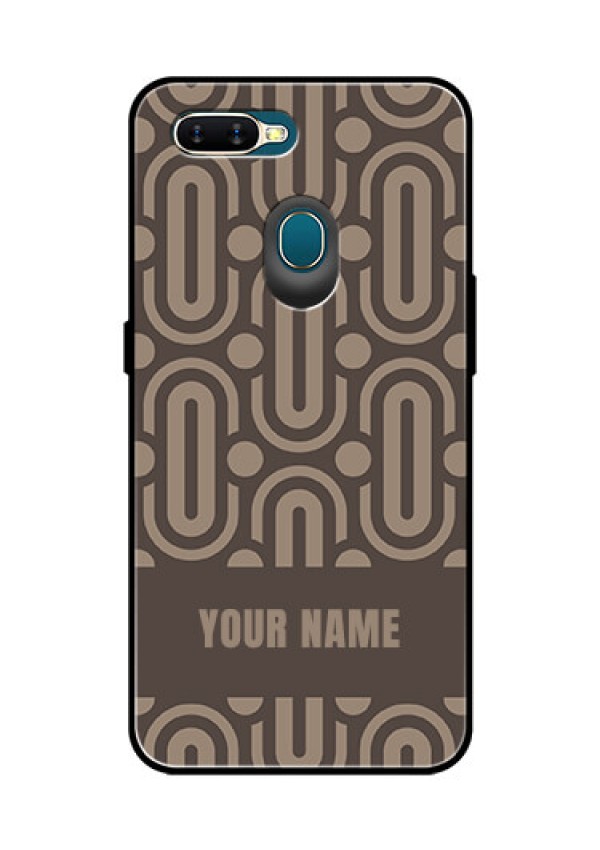 Oppo A7 Custom Glass Phone Case - Captivating Zero Pattern Design