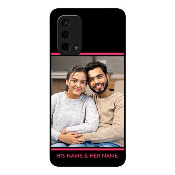 Oppo A74 5G Custom Glass Mobile Case - with Add Text Design