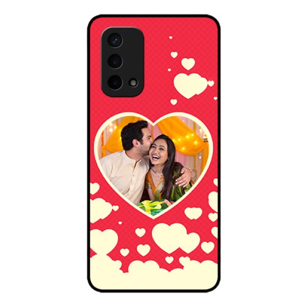 Oppo A74 5G Custom Glass Mobile Case - Love Symbols Phone Cover Design Oppo A74 5G Custom Glass Mobile Case - Love Symbols Phone Cover Design