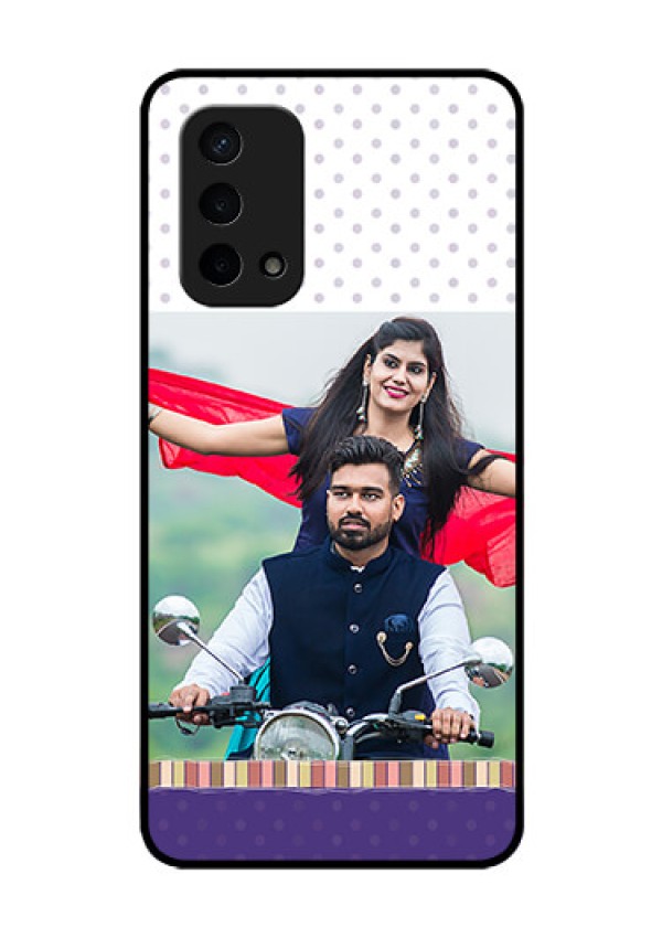 Oppo A74 5G Photo Printing on Glass Case - Cute Family Design