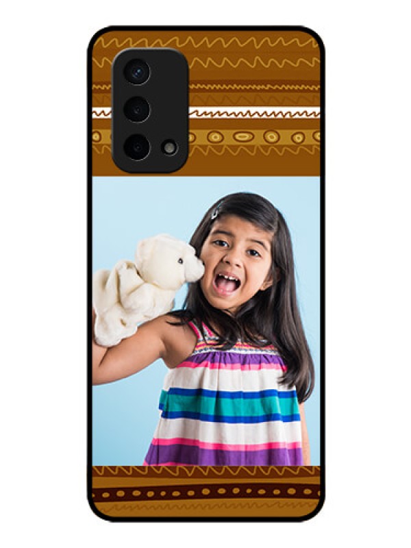 Custom Oppo A74 5G Custom Glass Phone Case - Friends Picture Upload Design