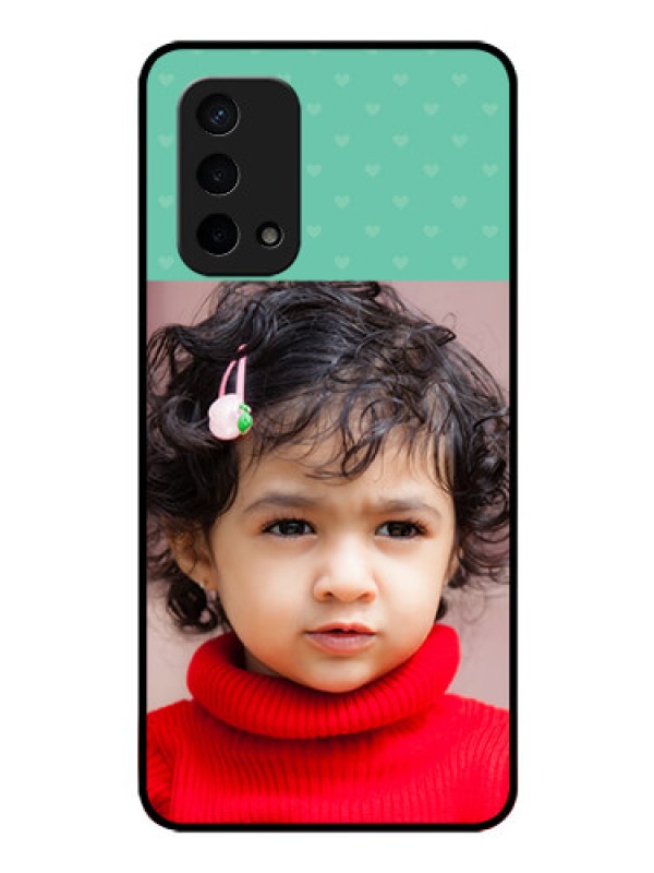 Custom Oppo A74 5G Custom Glass Phone Case - Lovers Picture Design
