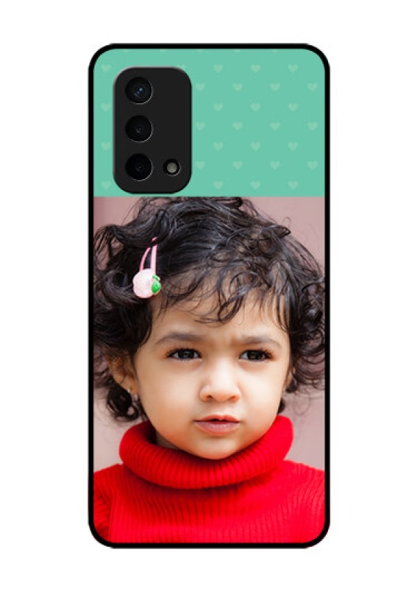 Oppo A74 5G Custom Glass Phone Case - Lovers Picture Design