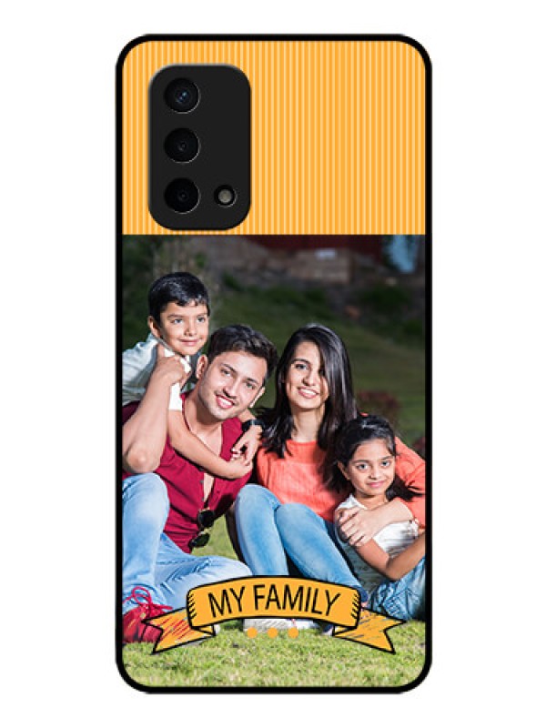Custom Oppo A74 5G Custom Glass Phone Case - My Family Design