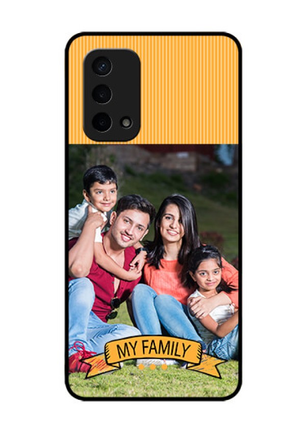Oppo A74 5G Custom Glass Phone Case - My Family Design