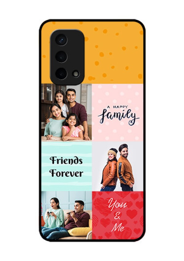 Oppo A74 5G Personalized Glass Phone Case - Images with Quotes Design