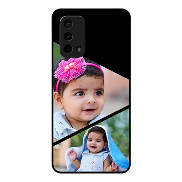 Oppo A74 5G Custom Glass Phone Case - Semi Cut Design
