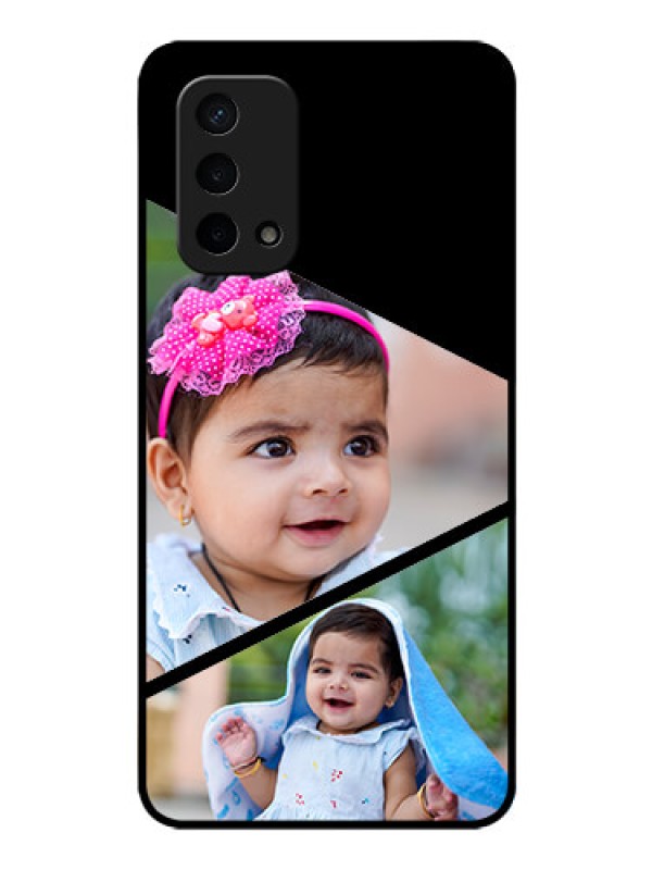 Custom Oppo A74 5G Custom Glass Phone Case - Semi Cut Design