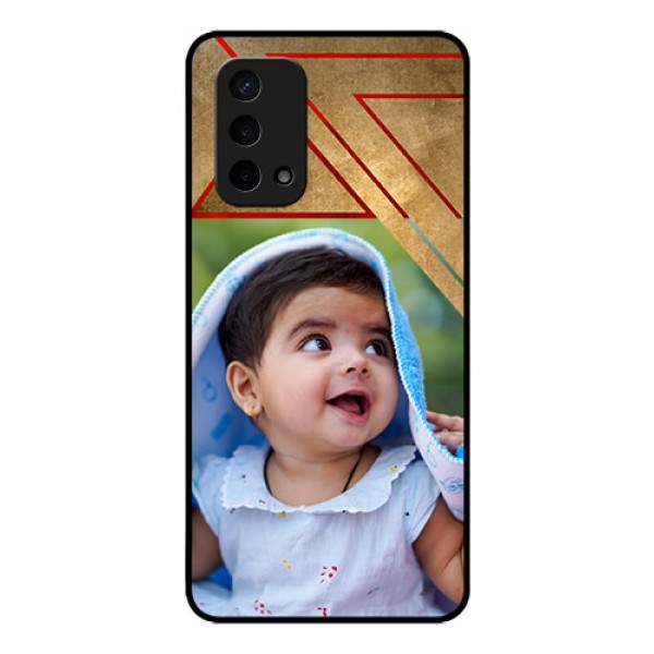 Oppo A74 5G Personalized Glass Phone Case - Gradient Abstract Texture Design Oppo A74 5G Personalized Glass Phone Case - Gradient Abstract Texture Design