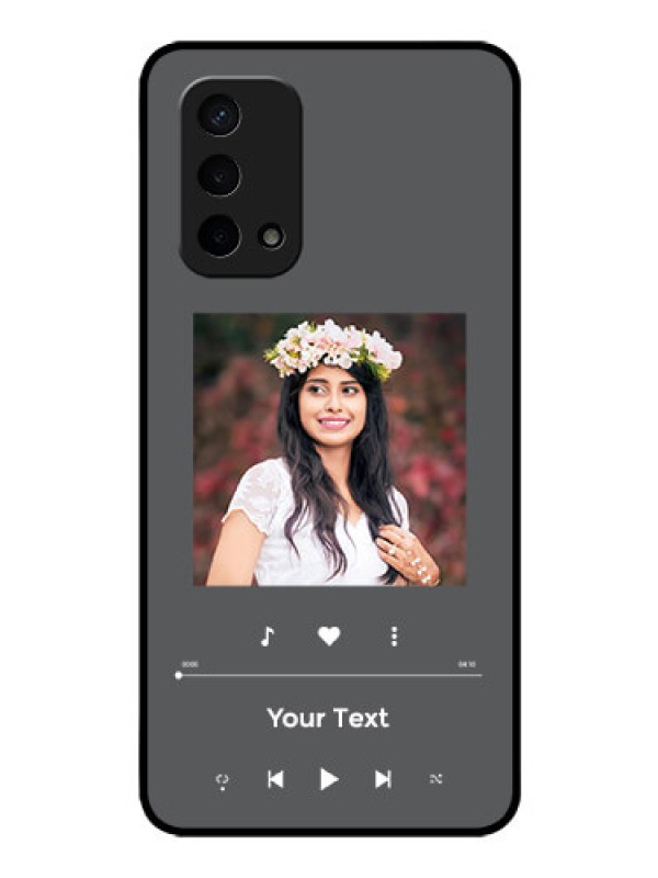 Custom Oppo A74 5G Custom Glass Mobile Case - Play The Music Design