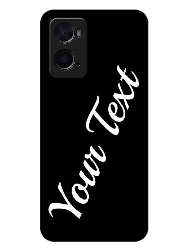 Custom Oppo A76 Custom Glass Mobile Cover with Your Name