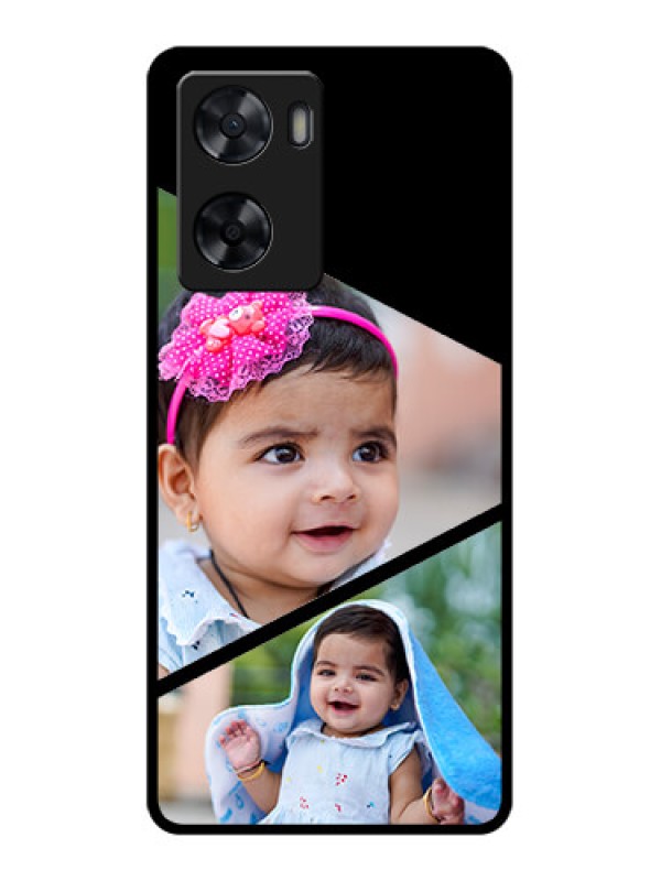 Custom Oppo A77 4G Custom Glass Phone Case - Semi Cut Design