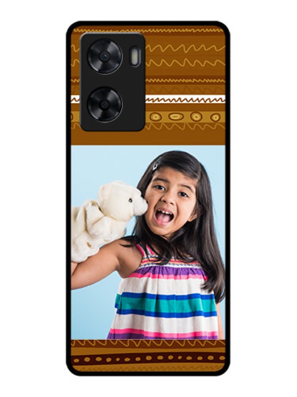 Custom Oppo A77s Custom Glass Phone Case - Friends Picture Upload Design