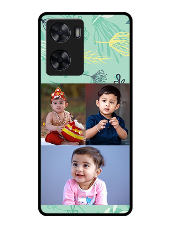 Custom Oppo A77s Photo Printing on Glass Case - Forever Family Design