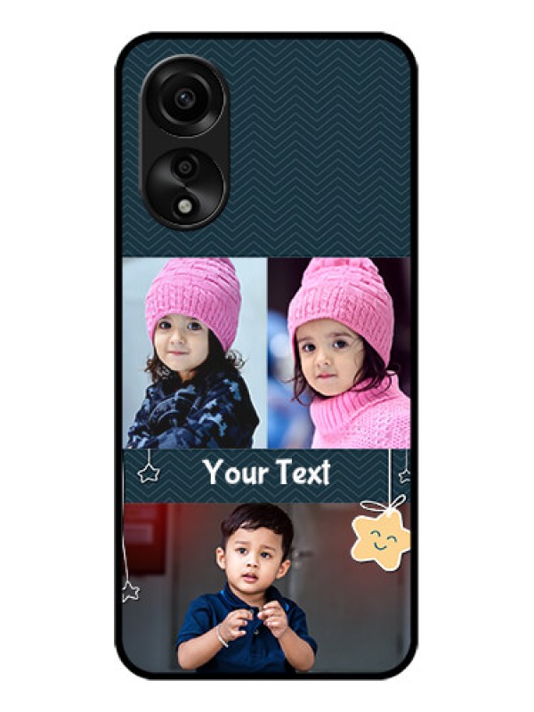 Custom Oppo A78 4G Custom Glass Mobile Case - Hanging Stars Design