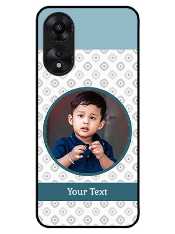 Custom Oppo A78 5G Personalized Glass Phone Case - Premium Cover Design