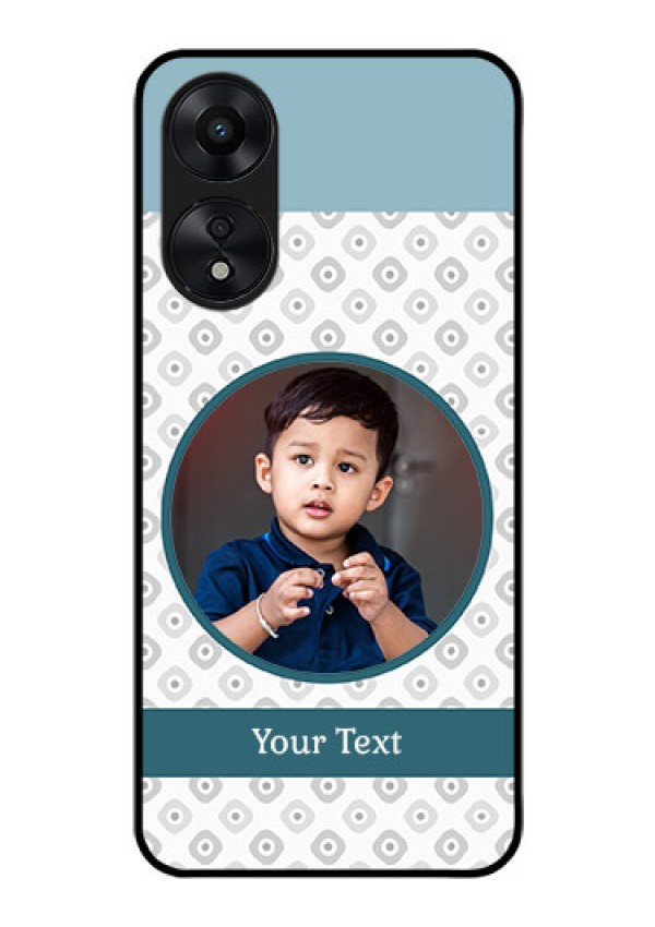 Oppo A78 5G Personalized Glass Phone Case - Premium Cover Design