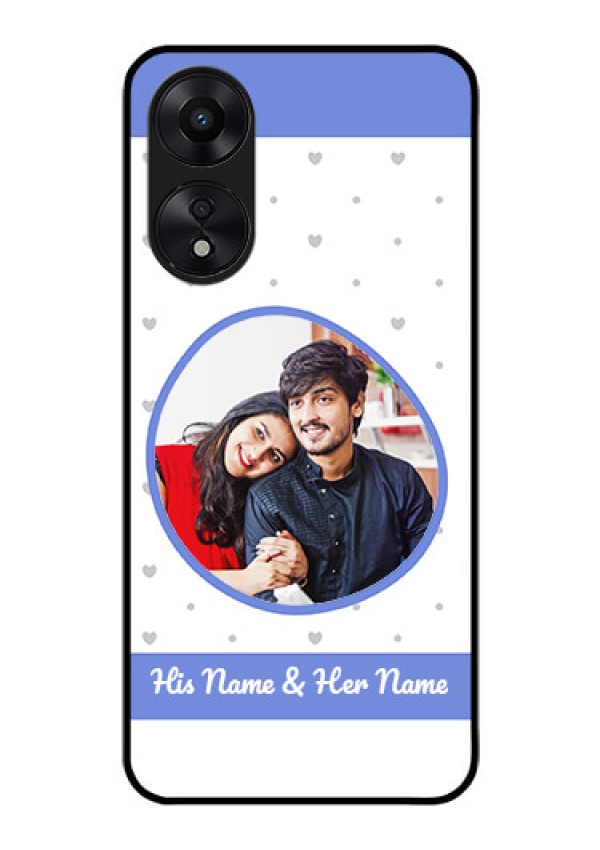Oppo A78 5G Photo Printing on Glass Case - Premium Case Design
