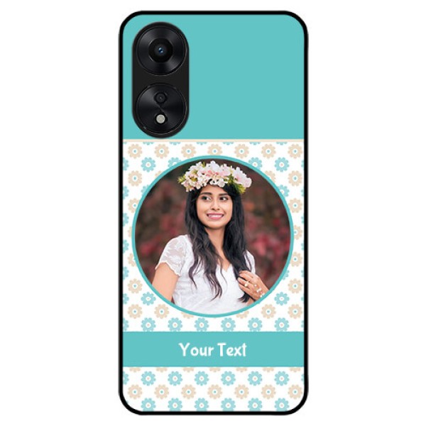 Oppo A78 5G Custom Glass Mobile Case - Beautiful Flowers Design