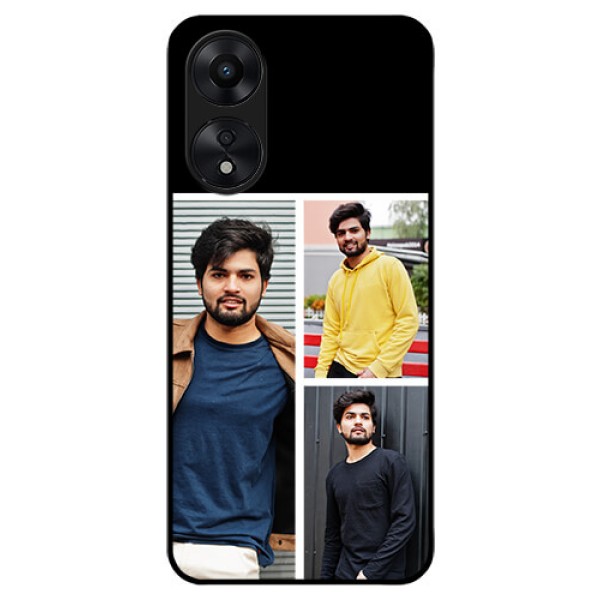 Oppo A78 5G Photo Printing on Glass Case - Upload Multiple Picture Design Oppo A78 5G Photo Printing on Glass Case - Upload Multiple Picture Design
