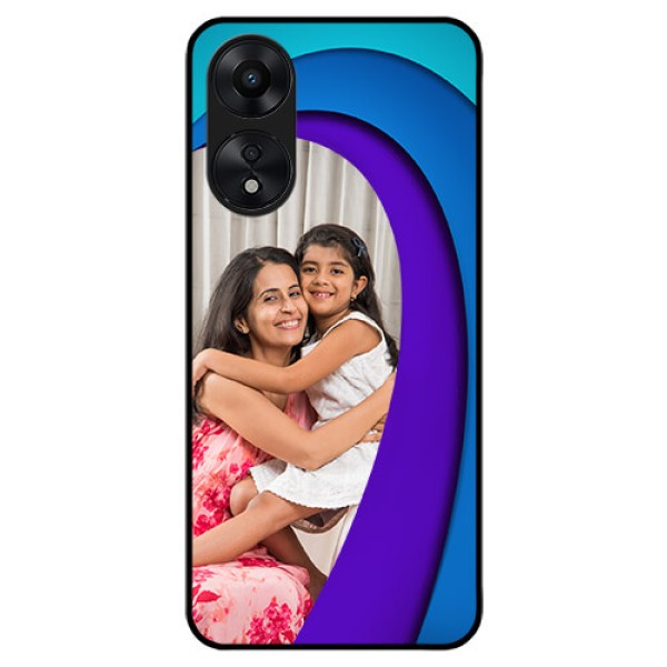 Oppo A78 5G Photo Printing on Glass Case - Simple Pattern Design