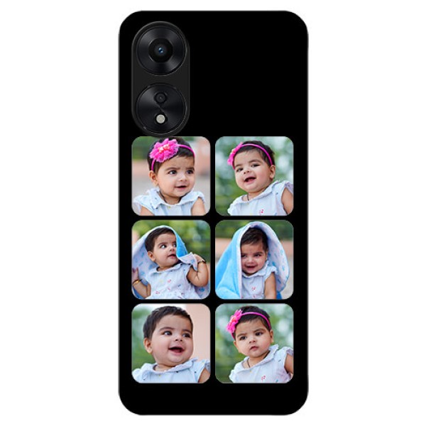 Oppo A78 5G Photo Printing on Glass Case - Multiple Pictures Design Oppo A78 5G Photo Printing on Glass Case - Multiple Pictures Design