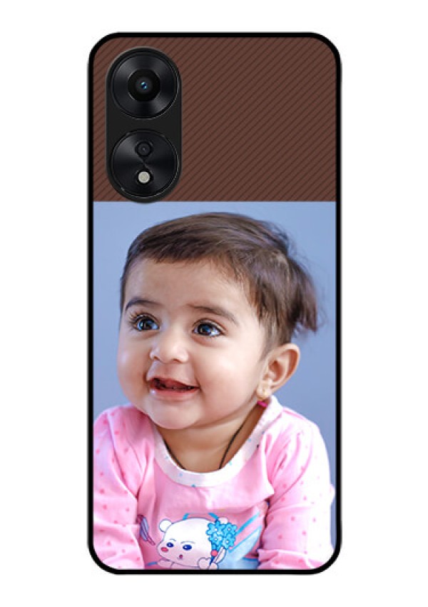 Oppo A78 5G Custom Glass Mobile Case - Elegant Case Design