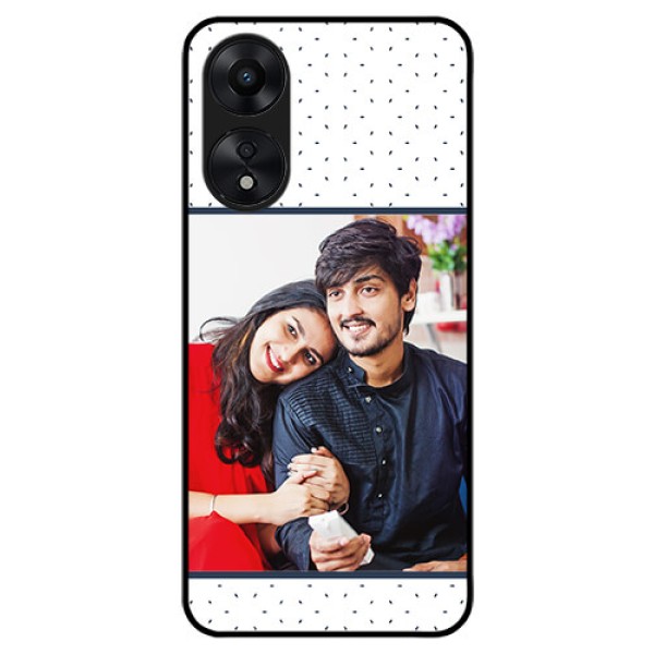 Oppo A78 5G Personalized Glass Phone Case - Premium Dot Design