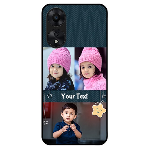 Oppo A78 5G Custom Glass Mobile Case - Hanging Stars Design