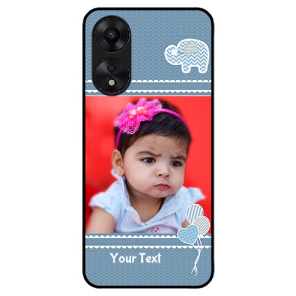 Oppo A78 5G Photo Printing on Glass Case - with Kids Pattern Design Oppo A78 5G Photo Printing on Glass Case - with Kids Pattern Design