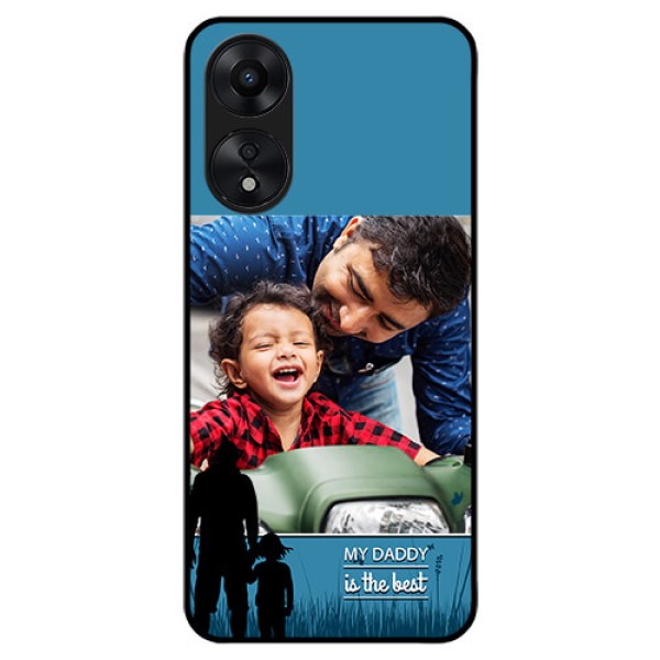 Oppo A78 5G Custom Glass Mobile Case - Best dad design