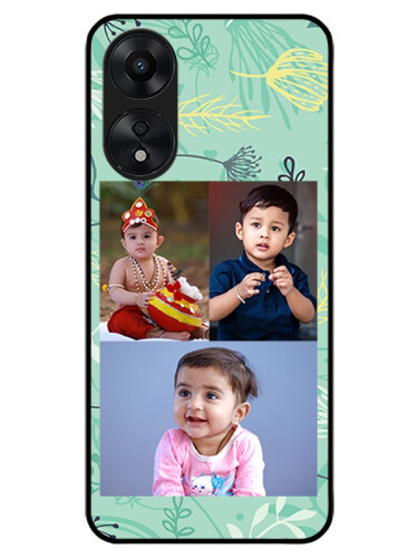 Custom Oppo A78 5G Photo Printing on Glass Case - Forever Family Design