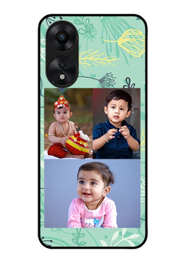 Oppo A78 5G Photo Printing on Glass Case - Forever Family Design