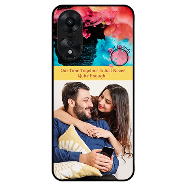 Oppo A78 5G Custom Glass Mobile Case - Quote with Acrylic Painting Design Oppo A78 5G Custom Glass Mobile Case - Quote with Acrylic Painting Design