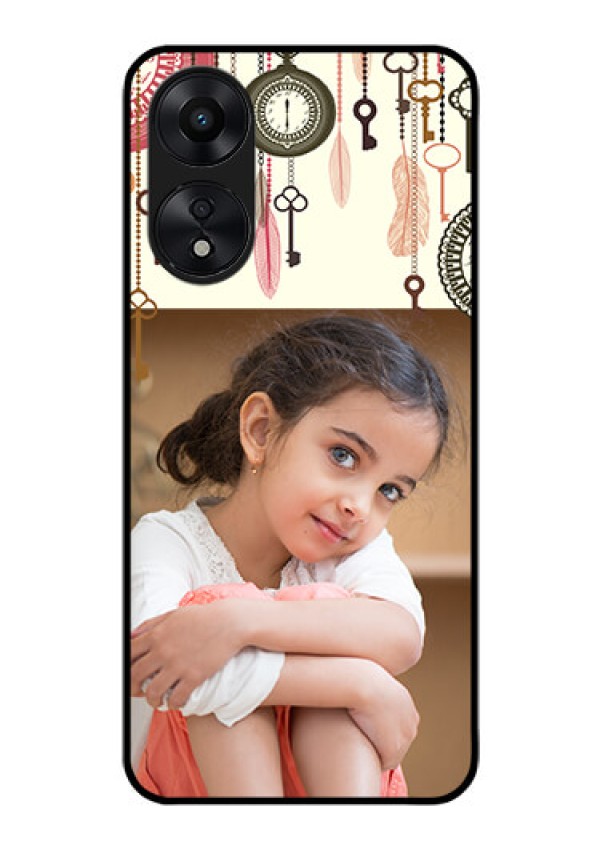 Oppo A78 5G Custom Glass Mobile Case - Boho Style Design