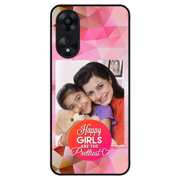 Oppo A78 5G Photo Printing on Glass Case - Abstract Triangle Design Oppo A78 5G Photo Printing on Glass Case - Abstract Triangle Design