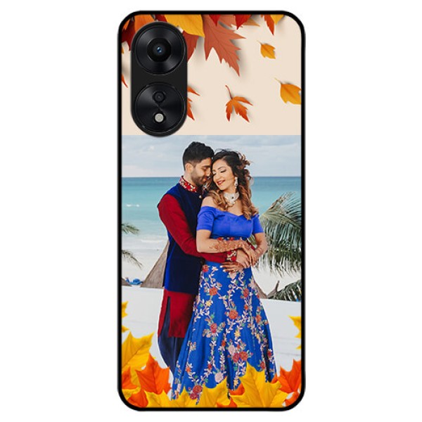 Oppo A78 5G Photo Printing on Glass Case - Autumn Maple Leaves Design Oppo A78 5G Photo Printing on Glass Case - Autumn Maple Leaves Design