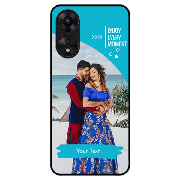 Oppo A78 5G Custom Glass Mobile Case - Happy Moment Design