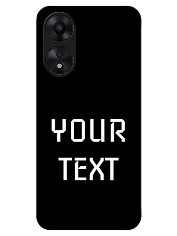 Custom Oppo A78 5G Your Name on Glass Phone Case