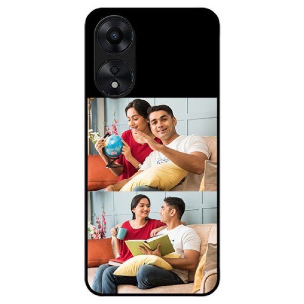 Oppo A78 5G 2 Images on Glass Phone Cover