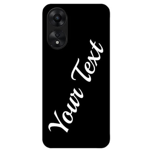 Oppo A78 5G Custom Glass Mobile Cover with Your Name
