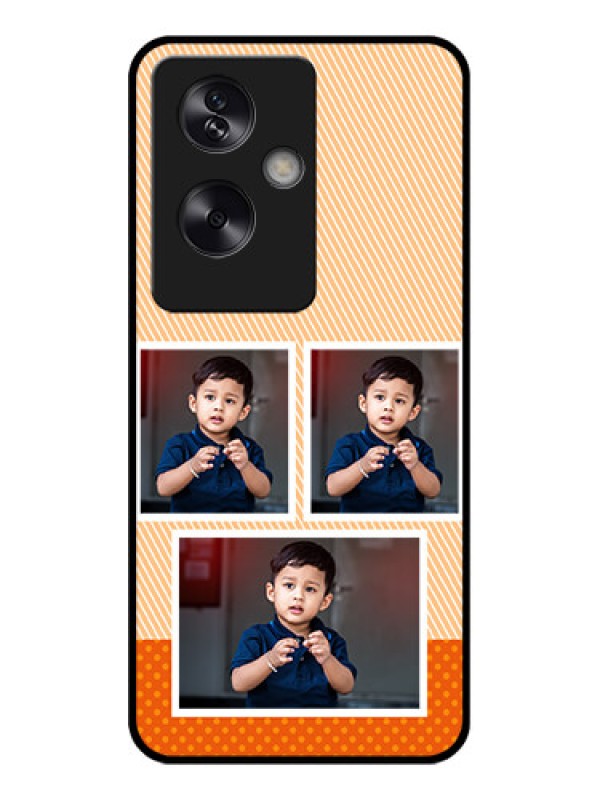 Custom Oppo A79 5G Custom Glass Phone Case - Bulk Photos Upload Design